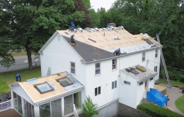Full Asphalt Shingle Roof Replacement in Menands, NY